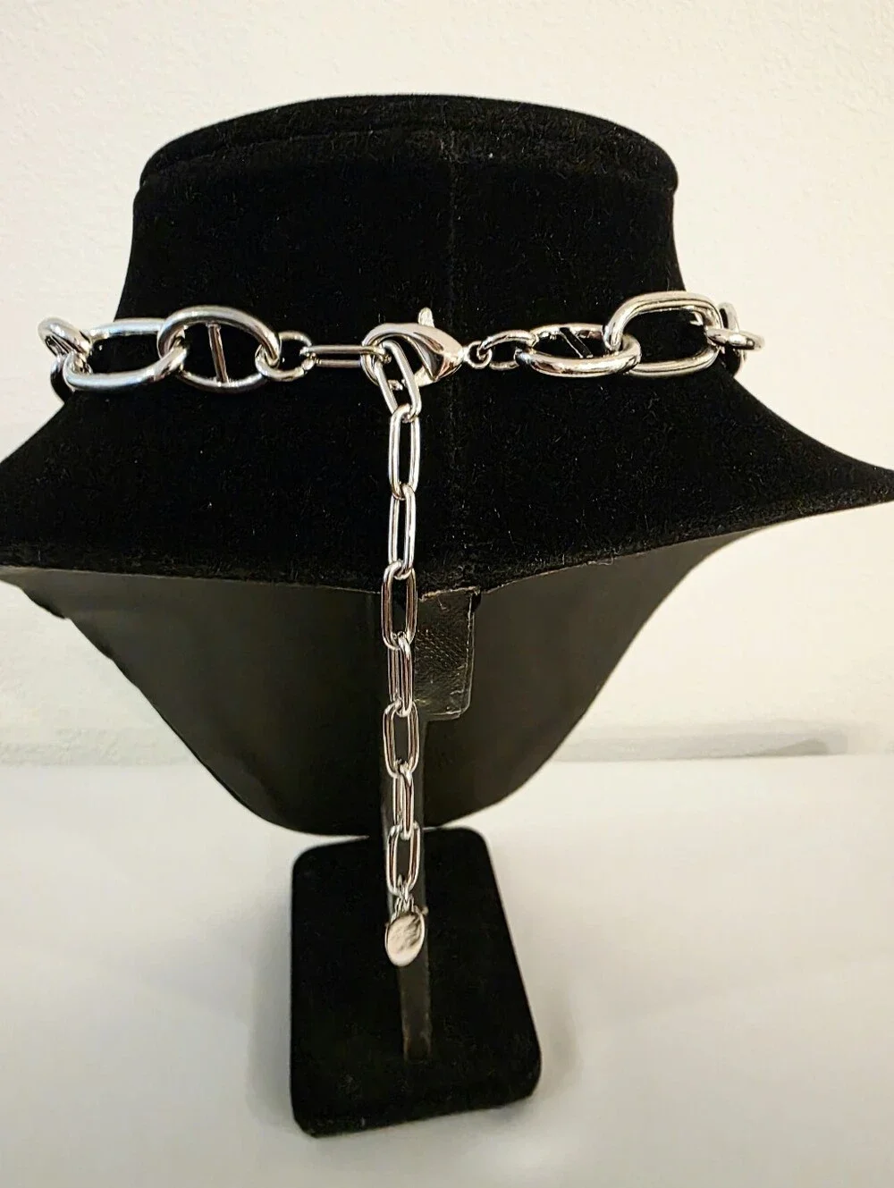 8 Other Reasons Ledger Necklace Silvertone New